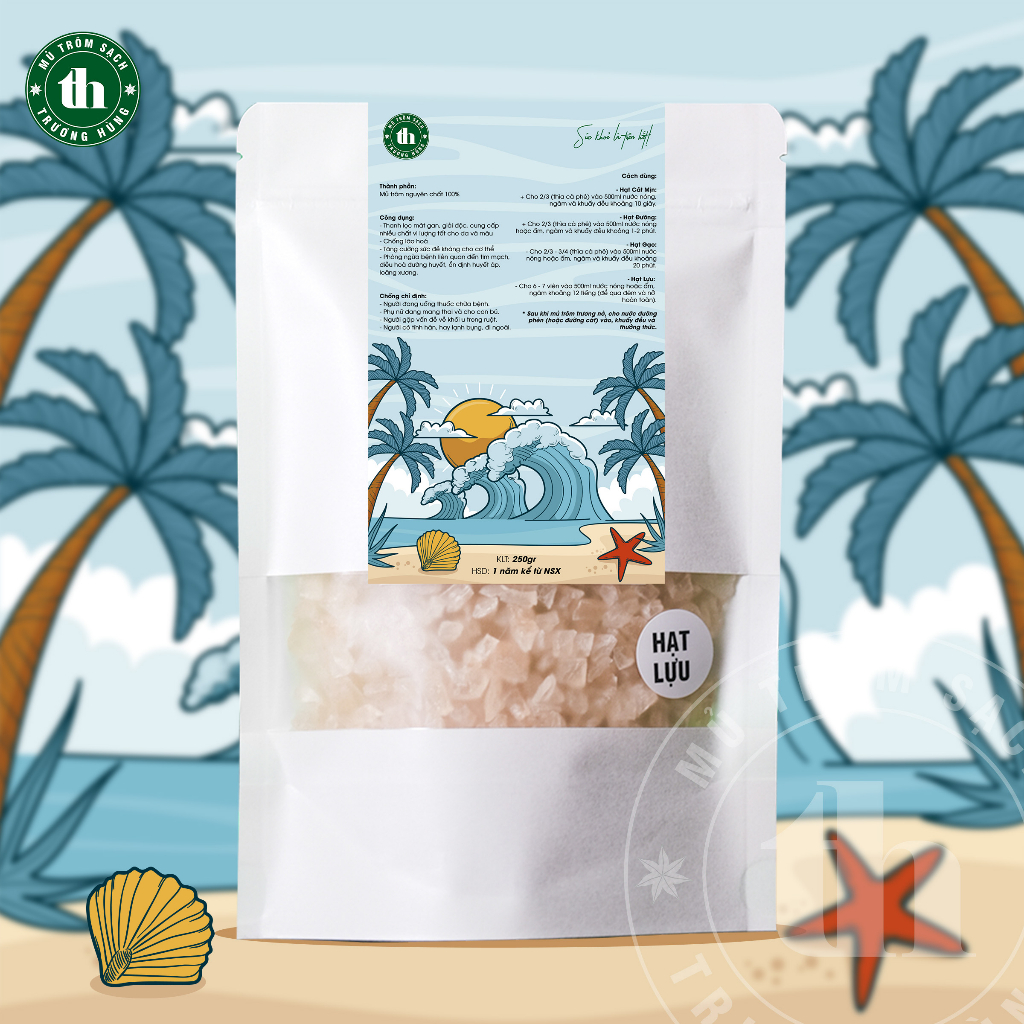 Mủ trôm sạch nguyên chất Trương Hùng loại Hạt Lựu 250gr thanh lọc, giải nhiệt cơ thể - Uy tín chất lượng