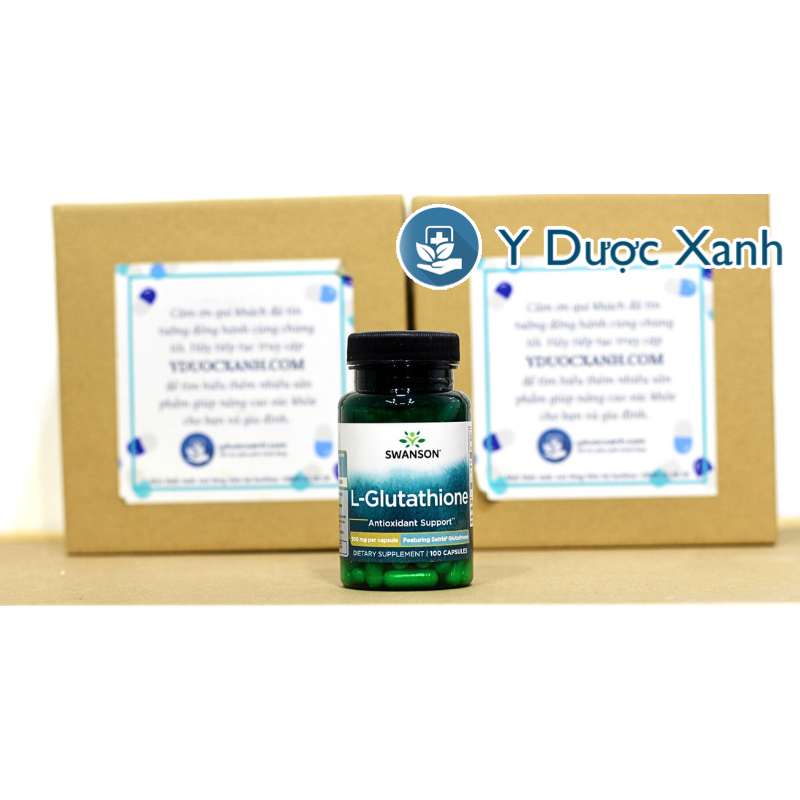 SWANSON L-GLUTATHIONE, 100 viên, Hỗ trợ chống oxy hóa cho người lớn