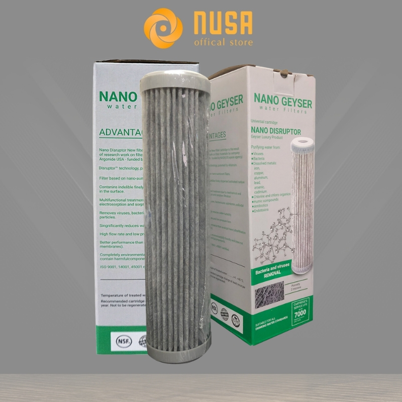 Lõi lọc nước Nano Geyser Disruptor , lõi số 3 máy Ecotar  .Hàng chính hãng