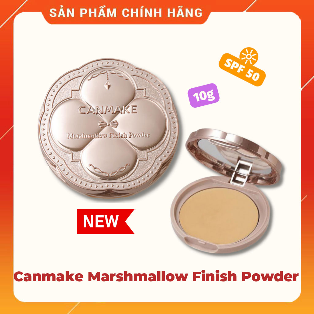 [NEW] Phấn phủ Canmake Marshmallow Finish Powder Chống Nắng, Kiềm Dầu