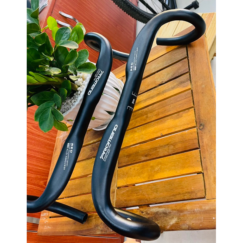 Ghi đông cong nhôm xe fixed gear