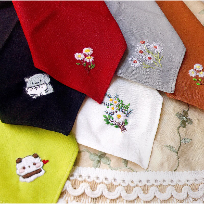 KHĂN LINEN THÊU TAY, QUÀ TẶNG XINH XẮN Ý NGHĨA