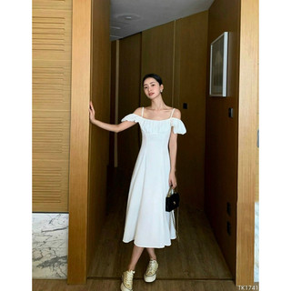 Đầm maxi vải nhún trễ vai SML ̶4̶̶2̶̶0̶̶.̶̶0̶̶0̶̶0̶