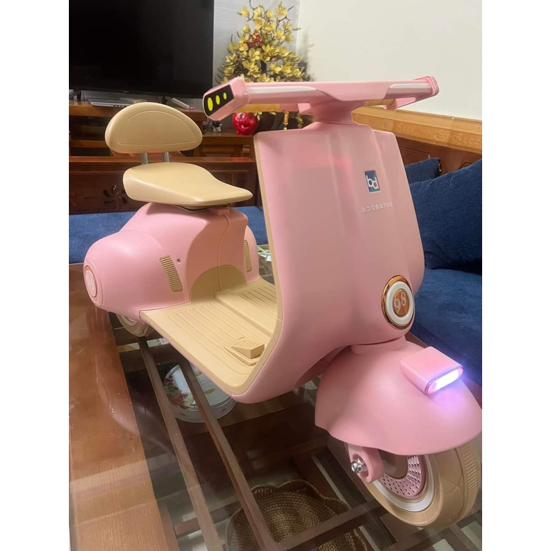 Xe vespa điện size đại Cho bé, xe Vespa điện đôi cho bé
