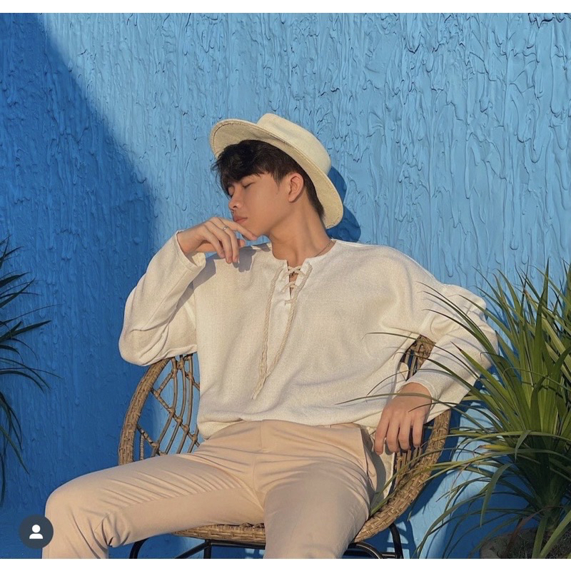 Áo Sơmi đan dây Unisex Nam/ Nữ