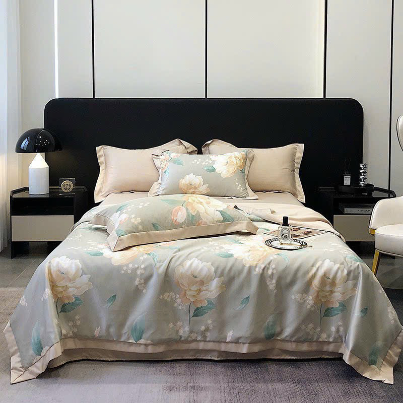 Chăn hè lụa lạnh thái lan Tencel trần bông nhập khẩu 2mx2m2 - [manastore.vn]