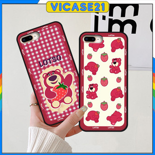 Ốp iphone 5/6/6s/6 plus - iphone 7/8/7 plus/8 plus in hình gấu dâu lotso đáng yêu cực trend
