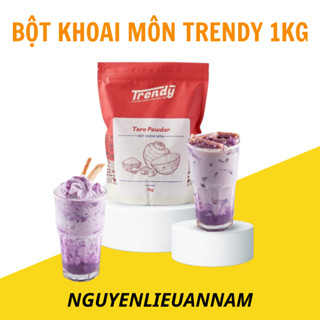 Bột Khoai môn Trendy túi 1kg, pha trà sữa thơm ngon, chuẩn vị, giá cost hợp lí