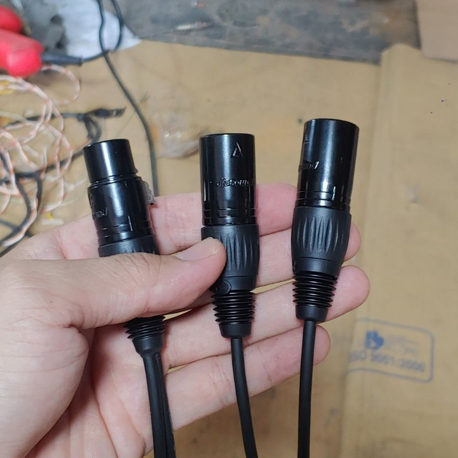 Dây Canon Cái Ra 2 Đầu Canon Đực, giá 1 dây