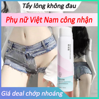 Kem tẩy lông xịt tẩy lông 150ml tẩy lông chân triệt lông vĩnh viễn triệt lông nách triệt lông cánh tay