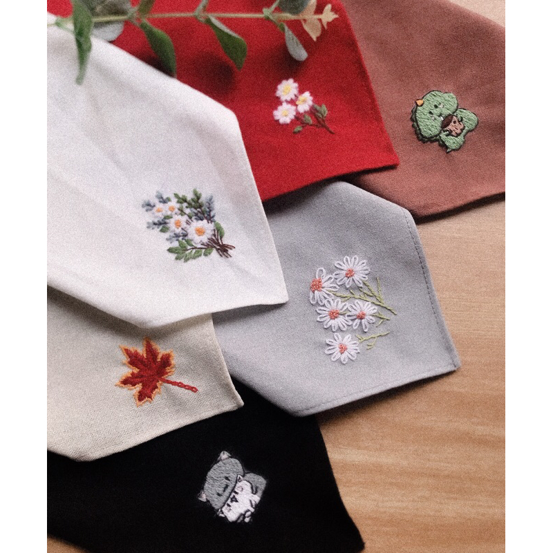 KHĂN LINEN THÊU TAY, QUÀ TẶNG  Ý NGHĨA