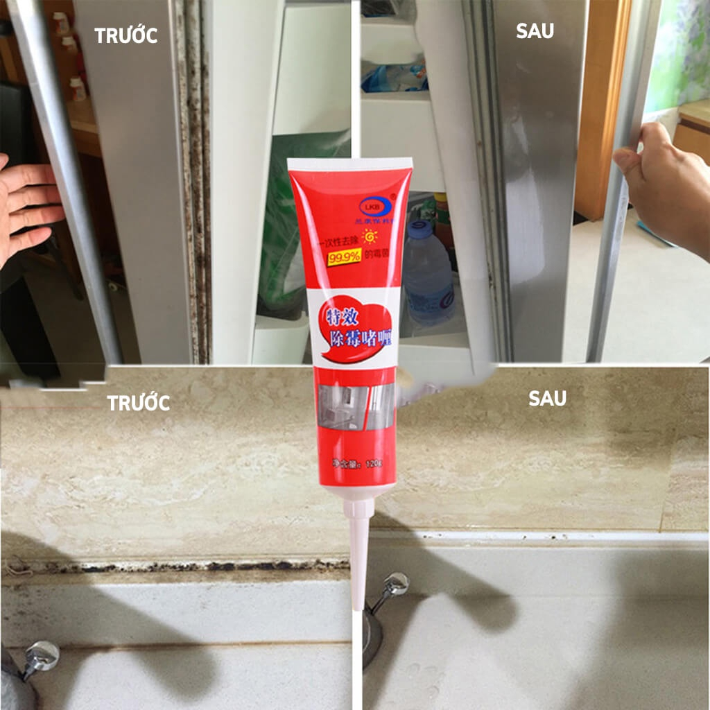 Gel tẩy mốc đa năng LKB 120ml - Tẩy nấm mốc silicon, gioăng cao su máy giặt, mốc chân tường cực mạnh -dc5040