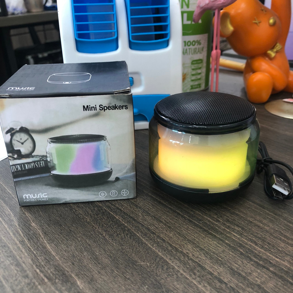 Loa Không Dây di động Bluetooth  S300 Cầm Tay  Loa Mini Pin Trâu, Có hỗ trợ Thẻ Nhớ, Đèn Led Rgb -dc5038