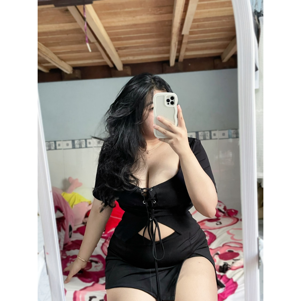 Chân váy xẻ đùi form chữ A nữ bigsize- Bigsize Giá Sỉ