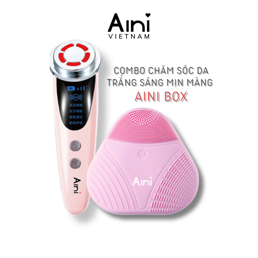 Combo Chăm Sóc Da Trắng Sáng Mịn Màng AINI BOX- AINI14.AINI12