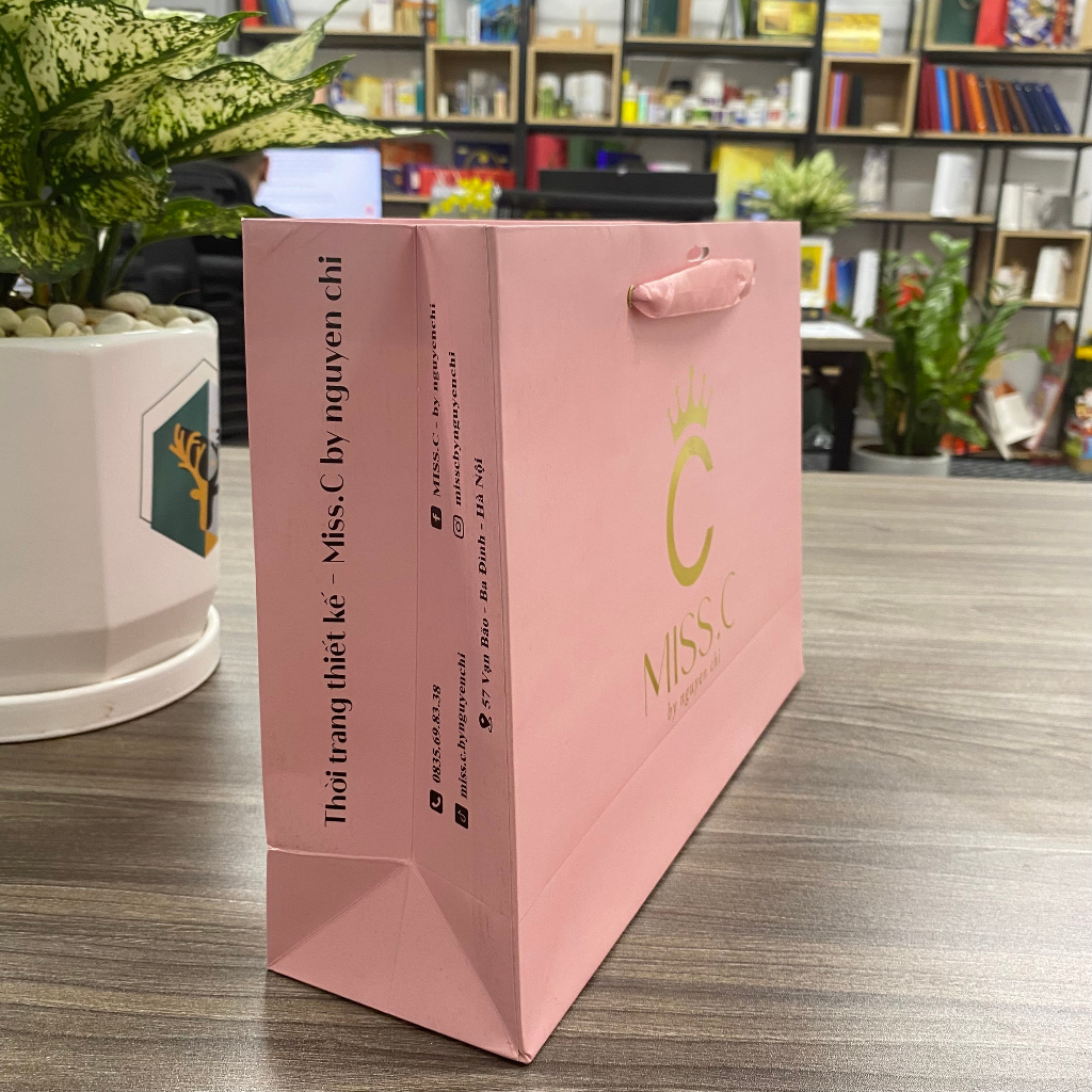 IN Túi Giấy Cứng Shop Thời Trang, Shop Quần Áo