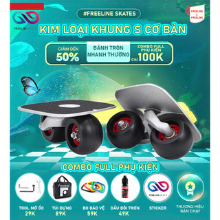 Ván trượt freeline skate khung s chính hãng loại cơ bản cho người mới