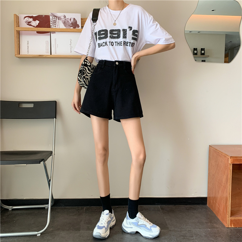 Quần Short Ngố Kaki Nữ Lưng Cao, Ống Rộng Q006