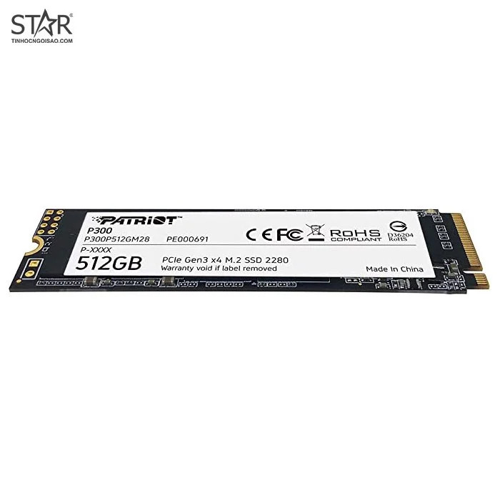 Ổ Cứng SSD 512GB Patriot P300 M2 2280 NVMe