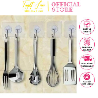Combo 10 móc dán tường chịu lực tốt - móc dán chắc chắn, tiện lợi