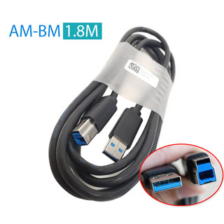 Cáp usb 3.0 type a sang type b tốc độ cao dài 1.8m hàng chuẩn đẹp theo máy dell và hp