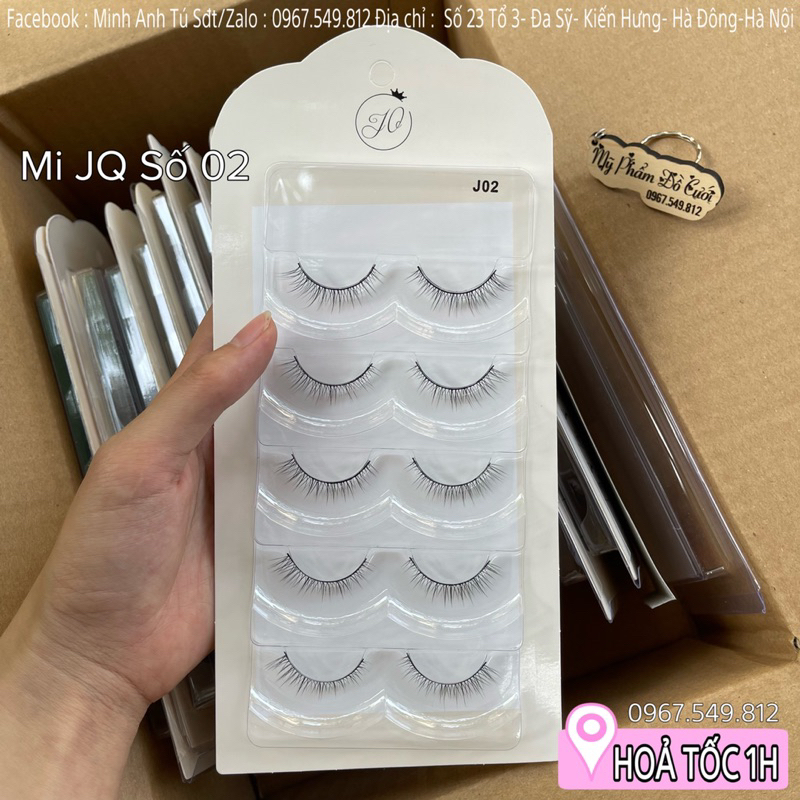 Mi Giả JQ 02 Mi Cô Dâu Instructions 5 Cặp Mã 02 [Hàng Loại 1]