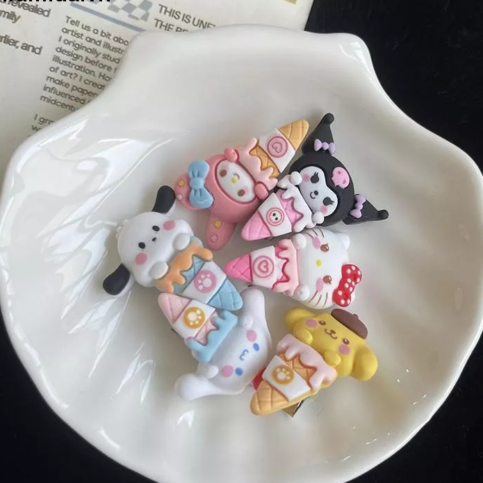 Kẹp tóc hình hoạt hình xinh xắn, dễ thương