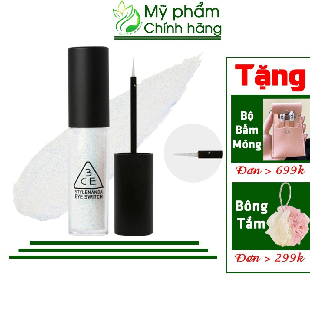 Nhũ Mắt 3CE Eye Switch Bắt Sáng Siêu Óng Ánh Lấp Lánh STUCK [CHÍNH HÃNG CHECK HIDDEN TAG]