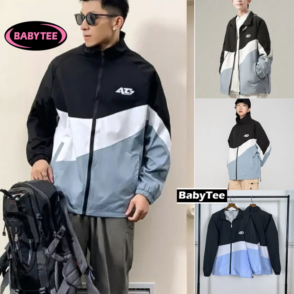 Áo khoác dù KYT 7ZIA Ulzzang Nam Nữ Unisex Hot Form Rộng 2 Lớp Bomber Jacket Baby Tee | BigBuy360 - bigbuy360.vn