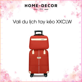 Vali du lịch tay kéo xxclw size lớn 20inch 39x21,5x45cm - kèm túi