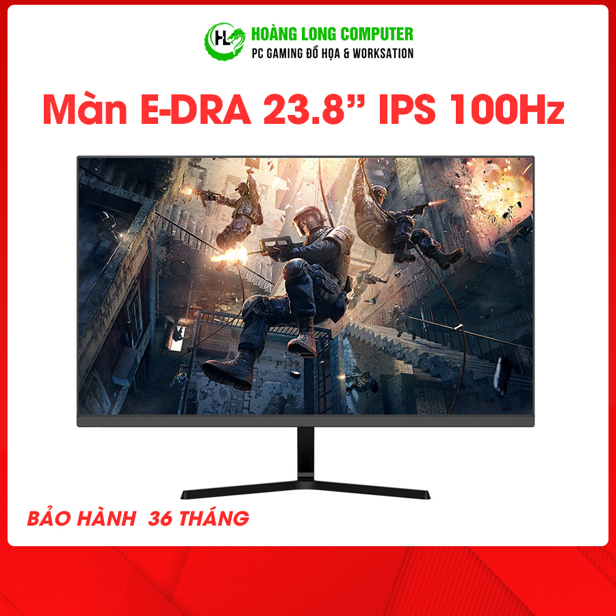 Màn Hình Máy Tính Gaming E Dra EGM24F100 24 Inch IPS FHD 100hz Chính Hãng Bảo hành 24 Tháng - Hoàng Long Computer | BigBuy360 - bigbuy360.vn