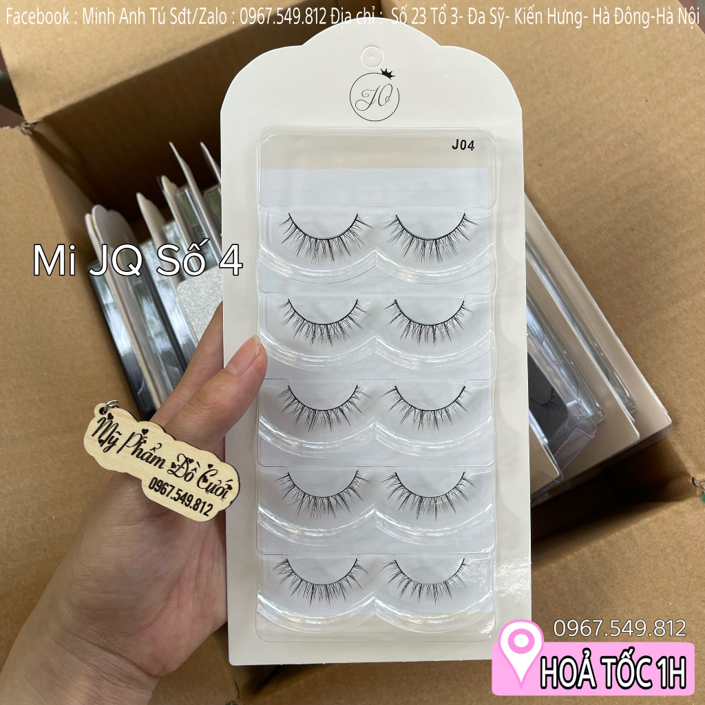 Mi Giả JQ 04 Mi Cô Dâu Instructions 5 Cặp Mã 04 [Hàng Loại 1]