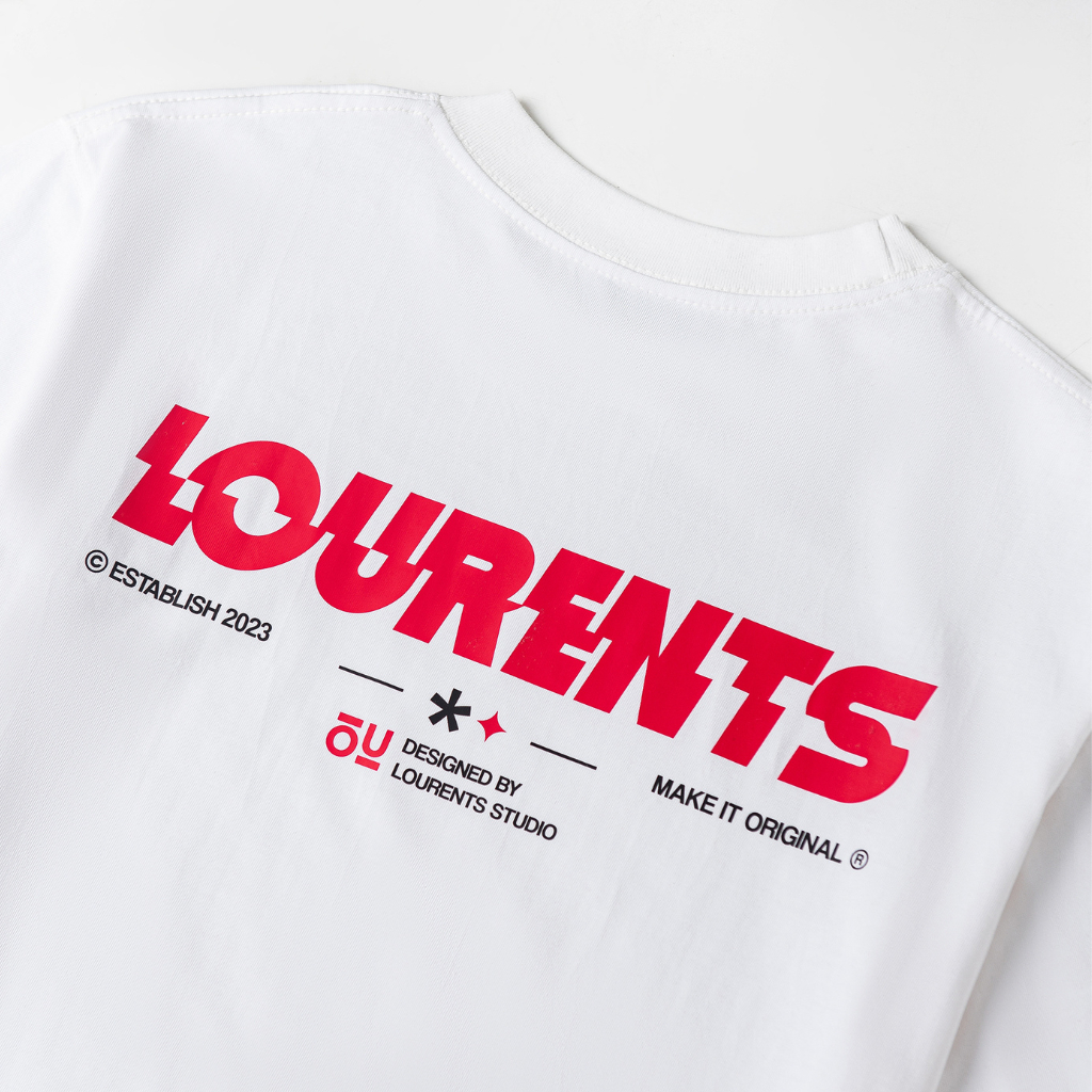Áo Thun Tay Lỡ Local Brand Lourents Glitter Tee Premium Cotton - TEE6