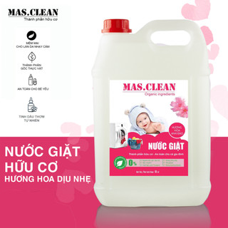 Nước giặt hữu cơ Mas.Clean - can 10kg siêu tiết kiệm