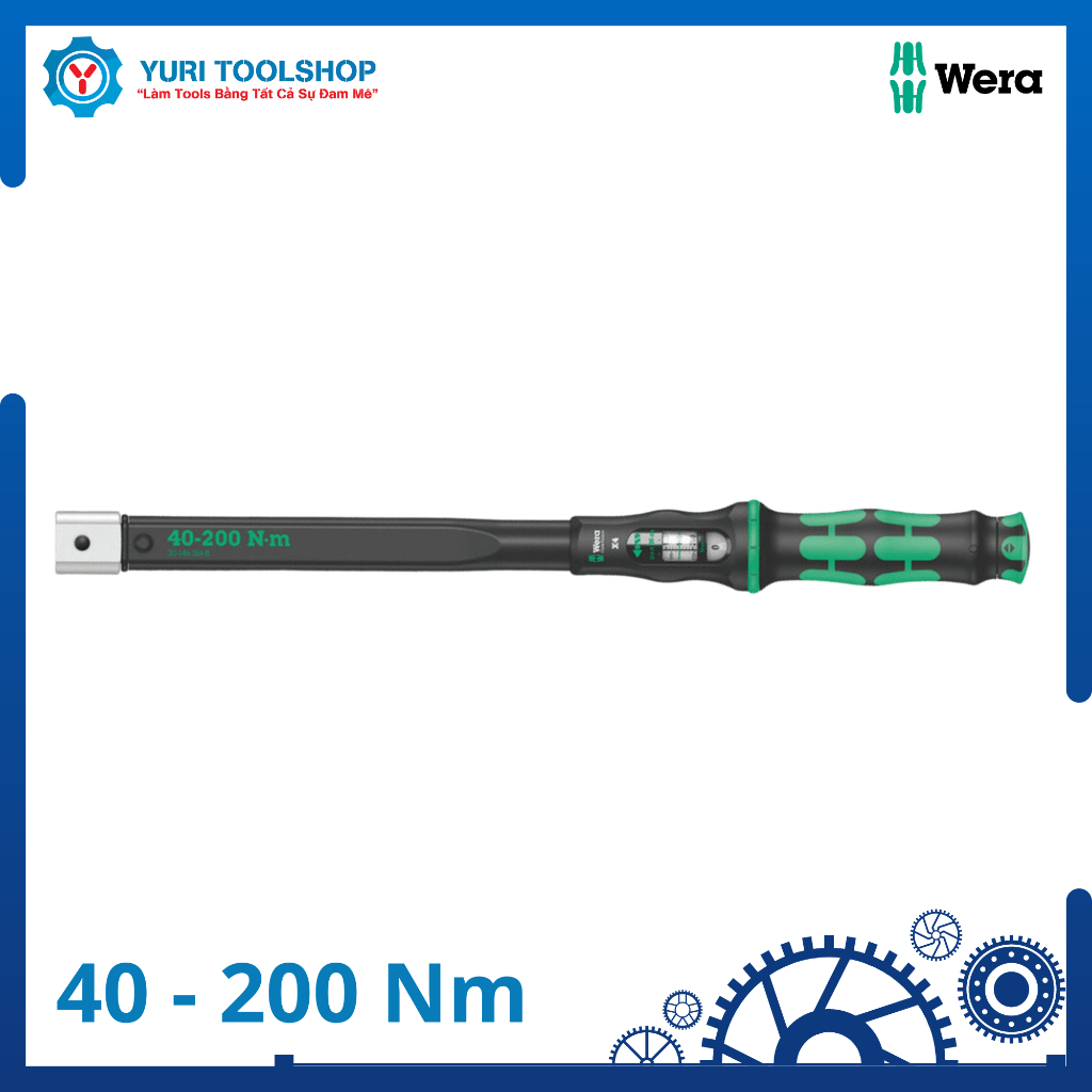 Cần Siết Lực Thay Đầu Wera Click-Torque X 4 40-200Nm – 05075654001