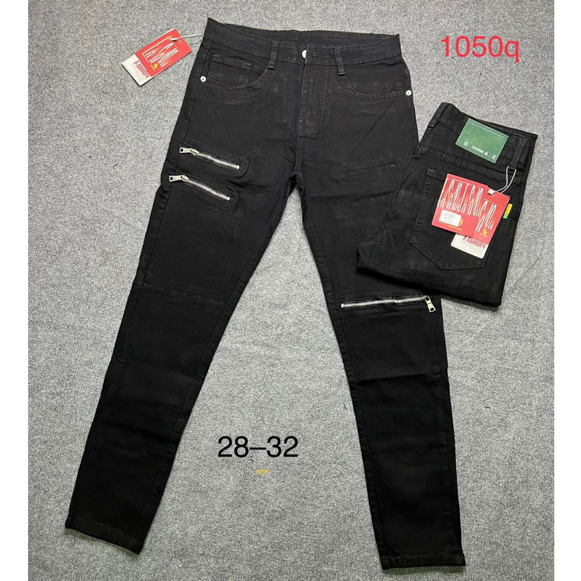 [Mã FATREND5 giảm đến 30k đơn 99k] quần jean nam dài đen rách gối đẹp mẫu mới hot,chất jean co giãn chuẩn vnxk giá tốt | BigBuy360 - bigbuy360.vn