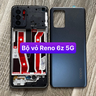 Bộ vỏ oppo Reno 6z 5G ,kèm khay sim,phím,kính camera