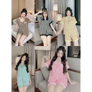 Bộ zz nhỏ, bộ đồ pizama mặc nhà tay cộc quần đùi lụa mango cao cấp xđ04