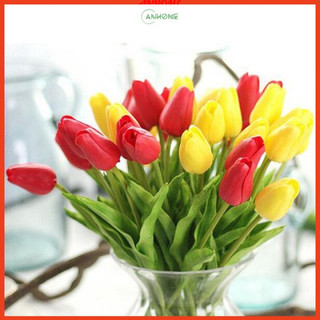 Set 5-10 cành hoa tulip silicon - hoa giả cao cấp TL105
