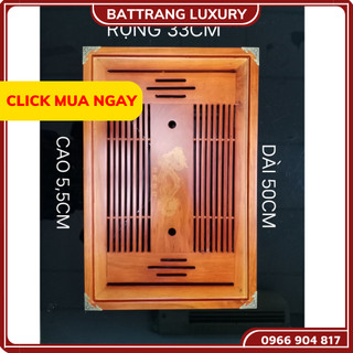 Khay Gỗ Đựng Bộ Ấm Chén - Khay Gỗ Sồi