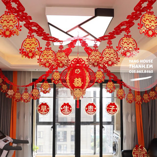 Lồng đèn treo trang trí đám cưới (Mới về)