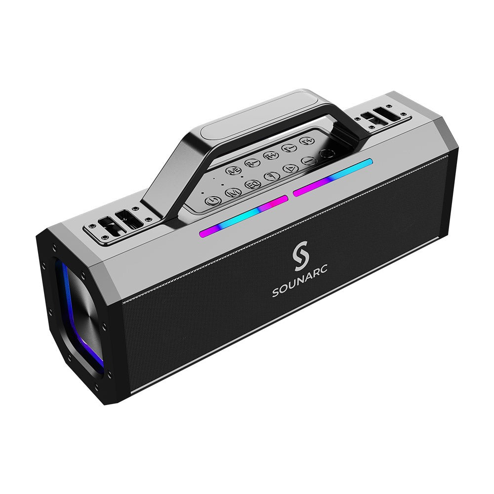 Loa Karaoke Bluetooth Sounarc K1 + 2 Micro Không Dây, Pin 18000mAh tích hợp, Chống nước IPX6 - Bảo Hành 12 Tháng