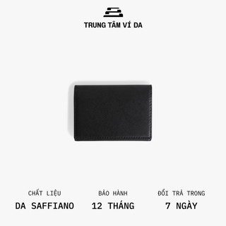 Ví Da Nữ dễ thương, Da Saffiano Nhập Khẩu Cao Cấp, Chống Thấm Nước và có nút bấm TiemVida