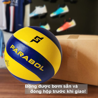 Banh bóng chuyền da - Loại da mềm - Bóng chuyền dán da cho người mới chơi + tặng kim bơm túi lưới
