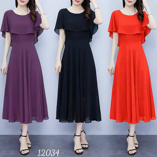 🍒Đầm voan váy xoè tay áo cánh MLXL2XL