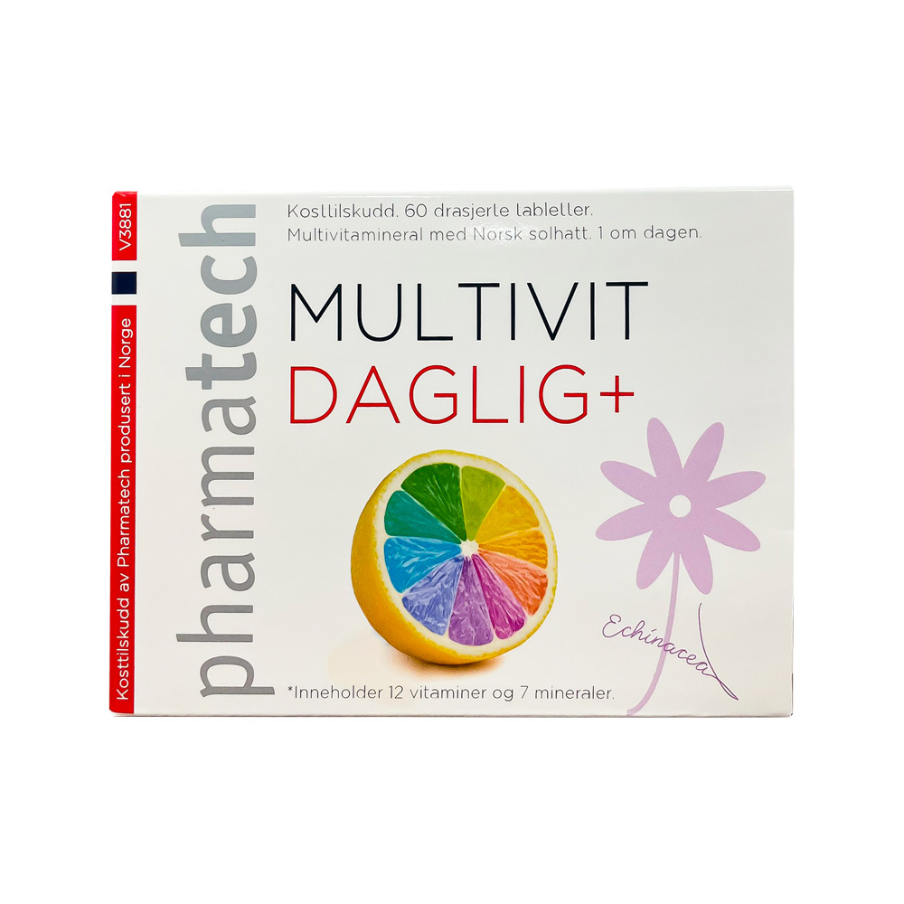 Viên Uống Bổ Sung 12 Loại Vitamin Và 7 Loại Khoáng Chất MULTIVIT DAGLIG Hộp 60 Viên