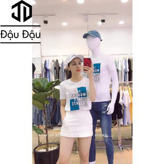 Áo Thun unisex Đôi Bên Nhau Tay Ngắn