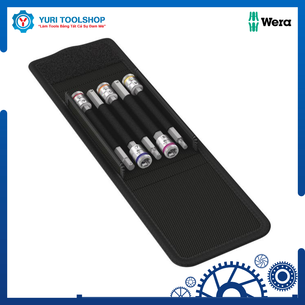 Bộ Đầu Tuýp Dài Wera 8740 A HF 1/4" - 05003345001