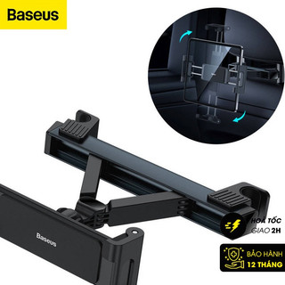 Giá treo xếp gọn dùng gắn lưng ghế trên xe hơi Baseus JoyRide Pro Backseat Car Mount Black dùng cho Smartphone/ Tablet/