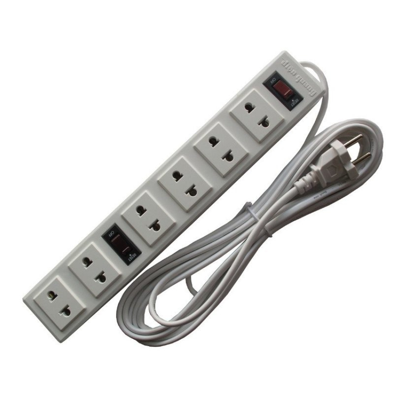 Ổ cắm Điện Quang ĐQ 001A-01 dây dài 2M và 5M  - Hàng chính hãng